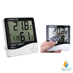 Ẩm kế đo độ ẩm và nhiệt độ hiển thị kỹ thuật số mã HTC1