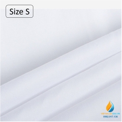 Áo blue phòng thí nghiệm, size S, áo bảo hộ phòng thí nghiệm dài tay, chất vải tốt