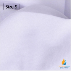 Áo blue phòng thí nghiệm, size S, áo bảo hộ phòng thí nghiệm dài tay, chất vải tốt