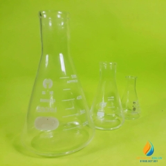 Bình tam giác, thủy tinh trong suốt, có chia vạch, không nắp, 500ml