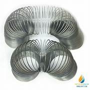 Lò xo slinky cỡ lớn, kích thước 8x12cm xếp chồng, lò xo linky thí nghiệm đàn hồi