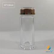 Chai lưu mẫu trụ nắp vàng 16ml, chai thủy tinh đựng mẫu, chai lọ thủy tinh