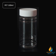 Chai nhựa PET dung tích 500ml, chai nhựa lưu mẫu chất, miệng rộng, vạch chia