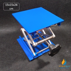 Bàn nâng thí nghiệm nhôm Oxit 150x150x260mm, chất liệu nhôm Oxit độ cứng cao