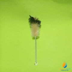 Chổi cọ ống nghiệm đầu to, màu nâu, dài 30cm