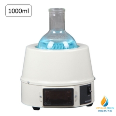 Bếp đun bình cầu 1000ml, công suất 1500W, nhiệt độ ủ 380 độ C, hãng Lichen, màn LCD