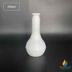 Bình định mức bằng nhựa PTFE 250ml, chịu nhiệt độ cao, kháng hóa chất