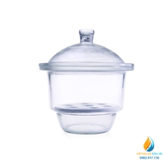 Bình hút ẩm, không vòi, màu nâu hổ phách đường kính 300mm