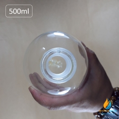 Bình lắng gạn quả lê, phễu tách hình quả lê, khóa thủy tinh, dung tích 500ml