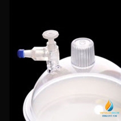 Bình hút ẩm chân không nhựa PP 250mm