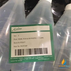 Bình tia nhựa vòi ngang, nhựa LPDE 500ml, nắp trắng, Scilabware hàng Anh Quốc
