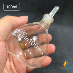 Bình tỷ trọng thủy tinh, dung tích 100ml, hãng Bomex, bình mật độ pycnometer