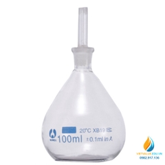 Bình tỷ trọng thủy tinh, dung tích 50ml, hãng Bomex, bình mật độ pycnometer
