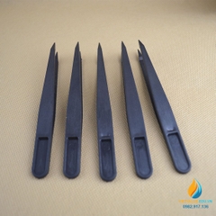 Bộ 10 nhíp nhựa điện tử chống tĩnh điện, nhíp gắp phòng thí nghiệm