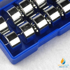 Bộ 10 quả nặng ráp hệ cơ học, trọng lượng 50 gam mỗi quả, có móc treo