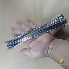 Bộ 3 thìa inox 304 không gỉ thìa đầu nhọn, dẹt dài, dẹt nhọn, dài 220mm