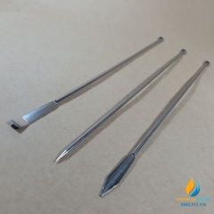 Bộ 3 thìa inox 304 không gỉ thìa đầu nhọn, dẹt dài, dẹt nhọn, dài 220mm