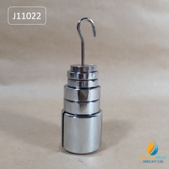 Bộ 6 quả nặng gia trọng có rãnh ghép, 1 quả 10g, 2 quả 20g, 2 quả 50g, 1 quả 200 gam, móc treo 10g