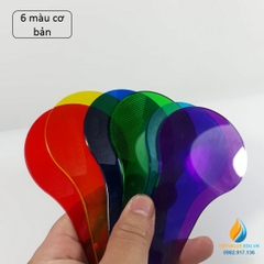 Bộ 6 tấm kính màu tổng hợp màu sắc ánh sáng, dụng cụ thực hành quang học