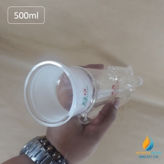 Bộ chưng cất tinh dầu nặng hơn nước dung tích 500ml, bộ Soxhlet 500ml