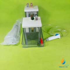 Bộ dụng cụ điện phân dung dịch muối NaCl, thực hành vật lý