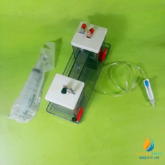 Bộ dụng cụ điện phân dung dịch muối NaCl, thực hành vật lý