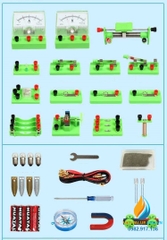 Bộ dụng cụ lắp ráp mạch điện thực hành vật lý, 20 chi tiết