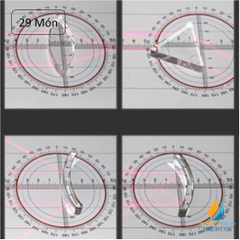 Bộ trình diễn các định luật quang học, tán sắc, khúc xạ, phản xạ, tính chất ảnh qua các loại thấu kính