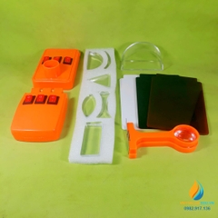 Bộ dụng cụ trình diễn quang học định luật tán sắc và khúc xạ 35 món