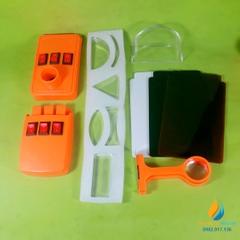 Bộ dụng cụ trình diễn quang học định luật tán sắc và khúc xạ 35 món