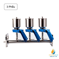 Bộ lọc vi sinh nhiều 3 vị trí, chất liệu Inox 304 không gỉ
