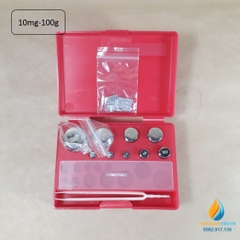 Bộ quả nặng gia trọng thép Crom không gỉ, từ10mg đến 100 gam gồm 9 quả