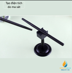Bô thí nghiệm ma sát tĩnh điện, thí nghiệm tạo điện tích do ma sát