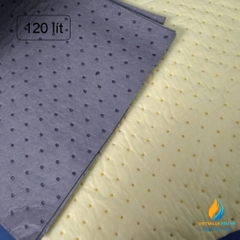 Bộ ứng cứu axit tràn vải khẩn cấp, dung tích 120 lít, vật liệu thấm hút Australia