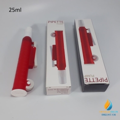 Bơm trợ cho pipet - Pipet pump, màu đỏ, loại 25ml