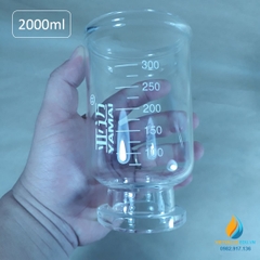 Bộ lọc hút chân không dung tích 2000ml, thủy tinh borosilicate chịu áp cao