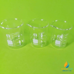 Cốc đong thủy tinh trong suốt, chịu nhiệt, có chia vạch, có mỏ, 100ml