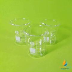 Cốc đong thủy tinh trong suốt, chịu nhiệt, có chia vạch, có mỏ, 100ml