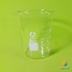Cốc đong thủy tinh trong suốt, chịu nhiệt, có chia vạch, có mỏ, 500ml