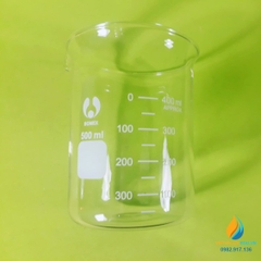 Cốc đong thủy tinh trong suốt, chịu nhiệt, có chia vạch, có mỏ, 500ml