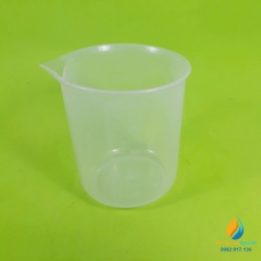 Ca đong hóa chất, bằng nhựa, có chia vạch, không có quai, có mỏ 1000ml