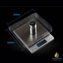 Cân điện tử chính xác, khoảng đo 0.01 đến 500 gam, độ chính xác 0.01