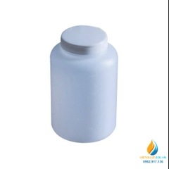 Chai nhựa lưu mẫu, nhựa PP, miệng rộng, vạch chia, dung tích 100ml