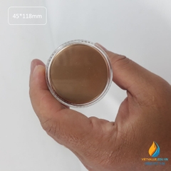 Chai thủy tinh lưu mẫu cao cấp, kín khí, kích thước 45*118mm, thủy tinh trong suốt cao cấp