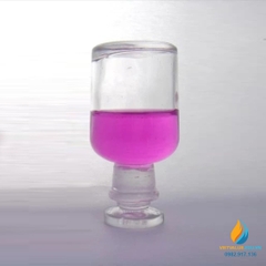Chai đựng hóa chất, thủy tinh, có nắp, màu trong suốt, 250ml