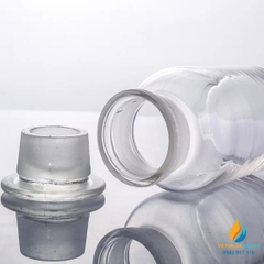 Chai đựng hóa chất, thủy tinh, có nắp, màu trong suốt, 60ml