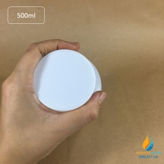 Chai nhựa lưu mẫu, nhựa PP, miệng rộng, vạch chia, dung tích 500ml