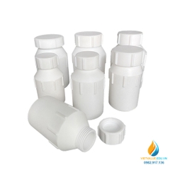 Chai nhựa Teflon, nhựa PTFE thử mẫu 1000ml, miệng rộng, chịu nhiệt độ cao