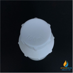 Chai nhựa Teflon, nhựa PTFE thử mẫu 100ml, miệng rộng, chịu nhiệt độ cao