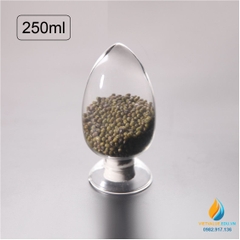 Chai thủy tinh hình nón 250ml, kích thước 69X139 mm